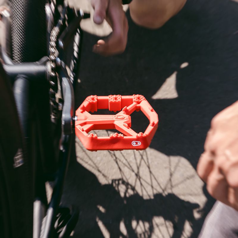 Cyklistické pedály Crankbrothers Stamp 0 bright red 5