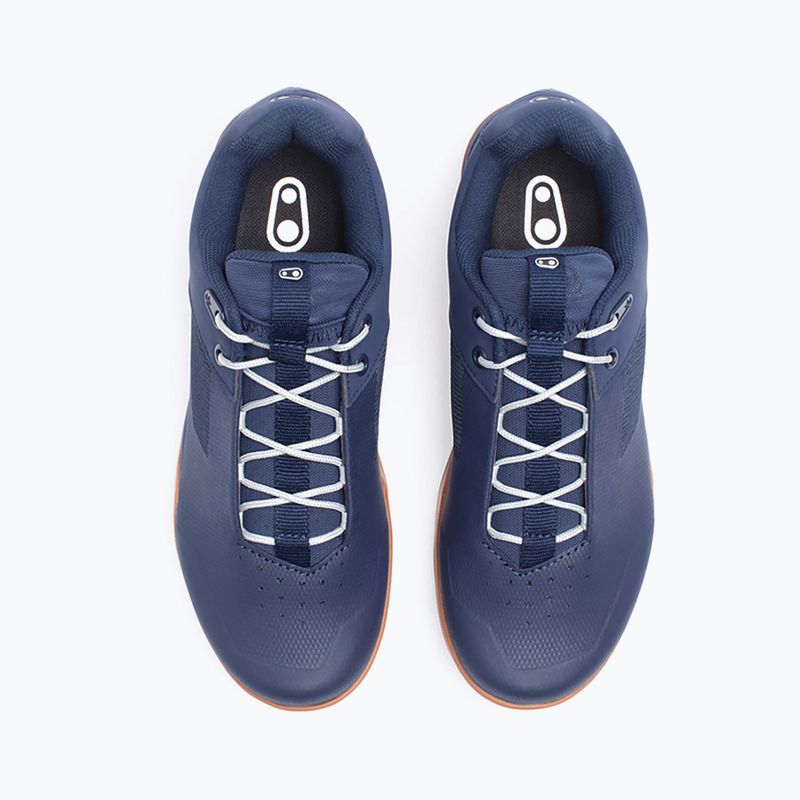 Pánská cyklistická obuv na platformě Crankbrothers Stamp Lace navy blue and brown CR-STL04281A105 4