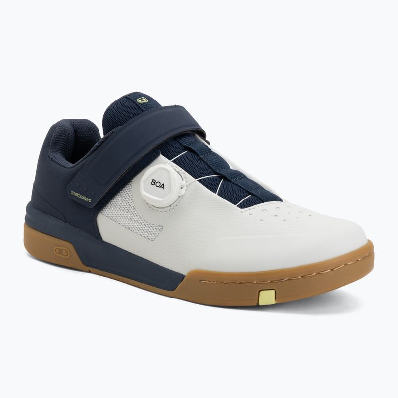 Cyklistické boty na platformy Crankbrothers Stamp Boa navy grey/gum outsole