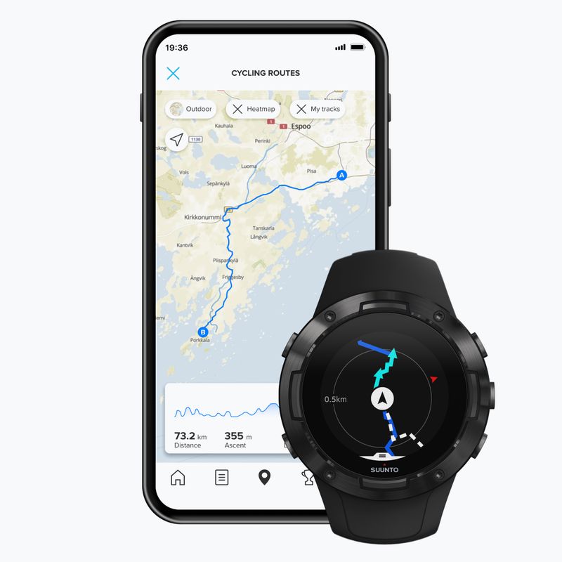 Sportovní hodinky Suunto 5 G1 černé SS050299000 5