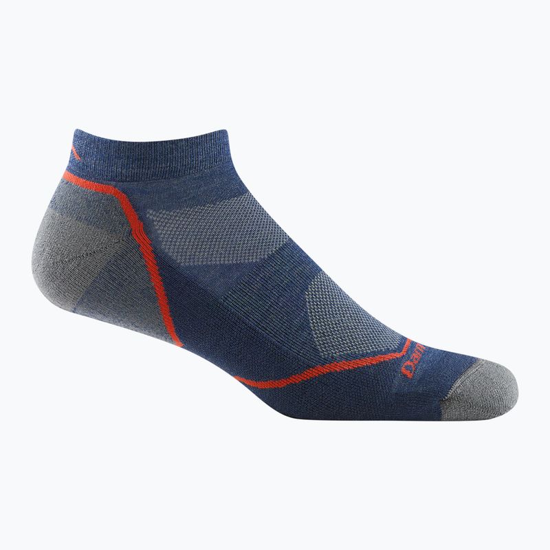 Pánské ponožky Darn Tough Light Hiker No Show Cushion denim
