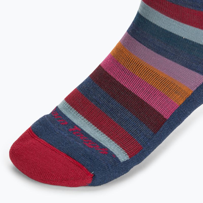 Dámské trekové ponožky Darn Tough Mystic Stripe Crew denim 3