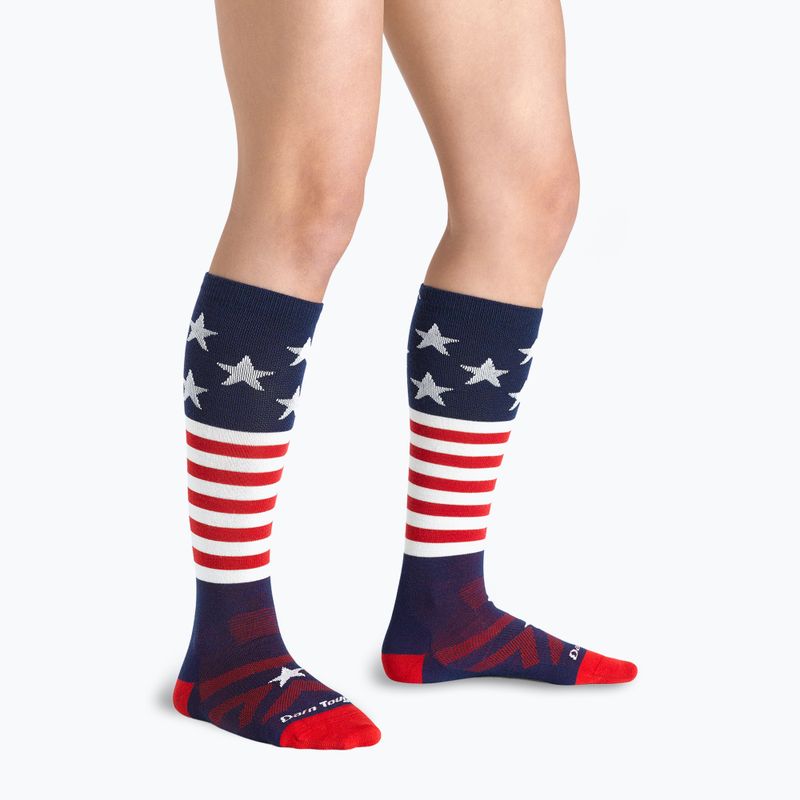Dětské lyžařské ponožky Darn Tough Captain Stripes Jr. stars and stripes 2
