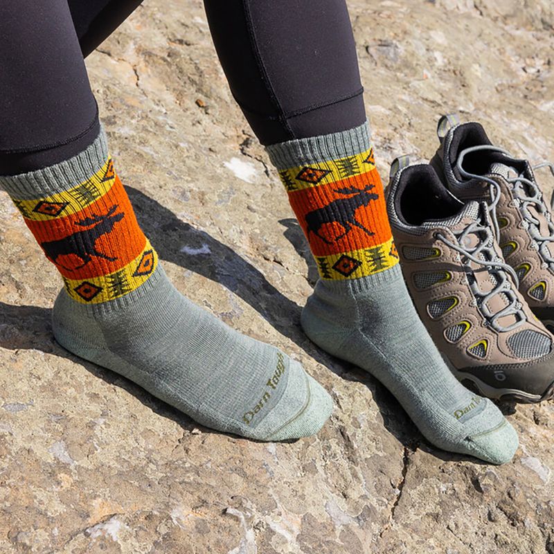 Dámské ponožky Darn Tough Vanna Grizzle Boot Midweight with Cushion moose meadow 2