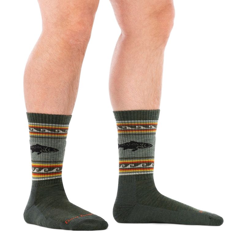 Pánské ponožky Darn Tough VanGrizzle Boot Sock Cushion trout river 2