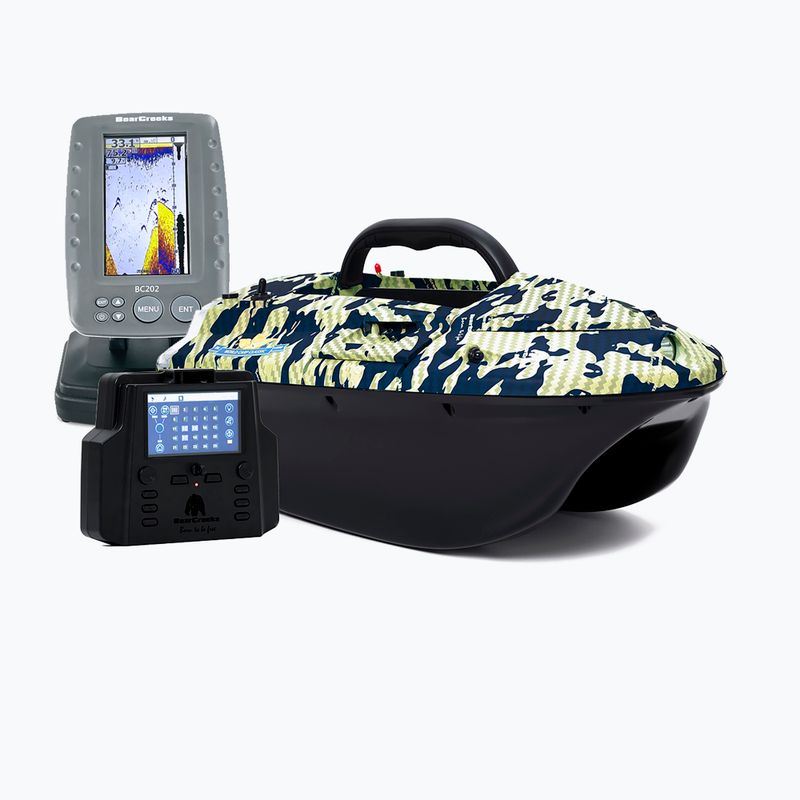 Zavážecí loďka BearCreeks iPilot40 s GPS Autopilot System + Echosonda BC202 camou IPILOT40.CAMOU