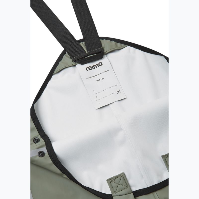 Dětské kalhoty do deště Reima Lammikko greyish green 5