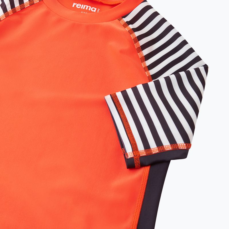 Reima Uiva dětské plavecké tričko oranžové 5200149A-282A 3