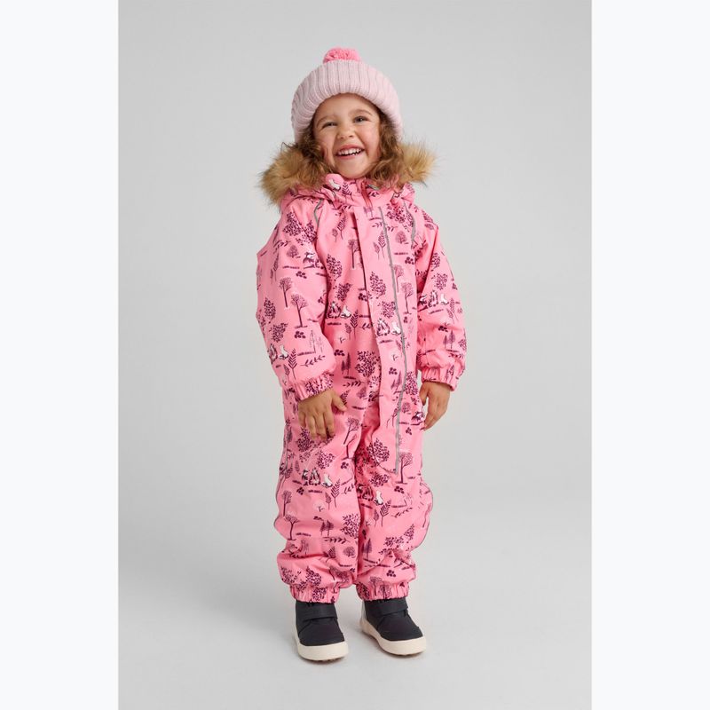 Dětská lyžařská kombinéza Reima Lappi sunset pink 12