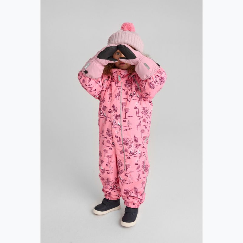 Dětská lyžařská kombinéza Reima Lappi sunset pink 13