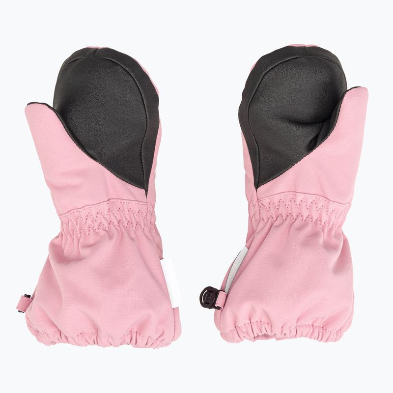 Reima Tepas Mittens dětské lyžařské rukavice šedorůžové 2
