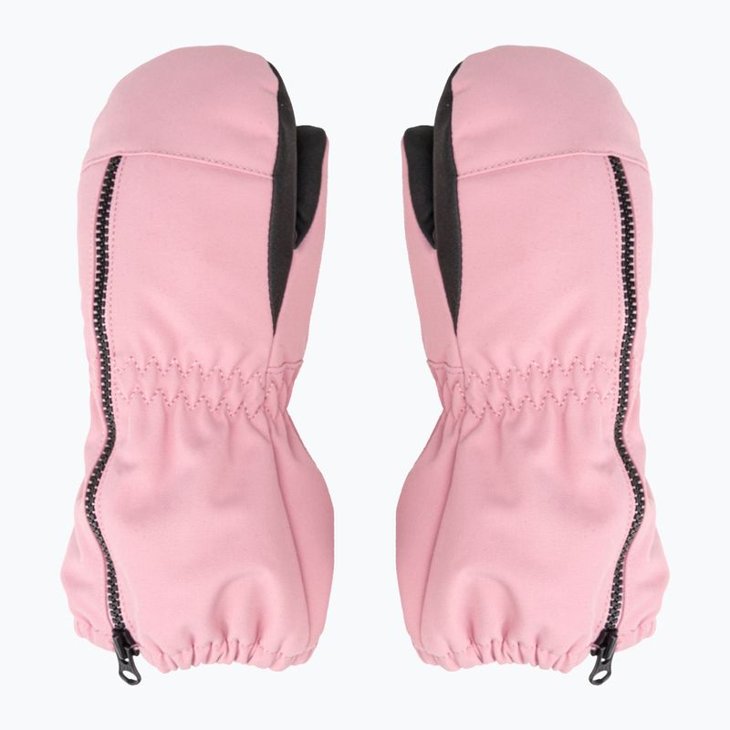 Reima Tepas Mittens dětské lyžařské rukavice šedorůžové 3