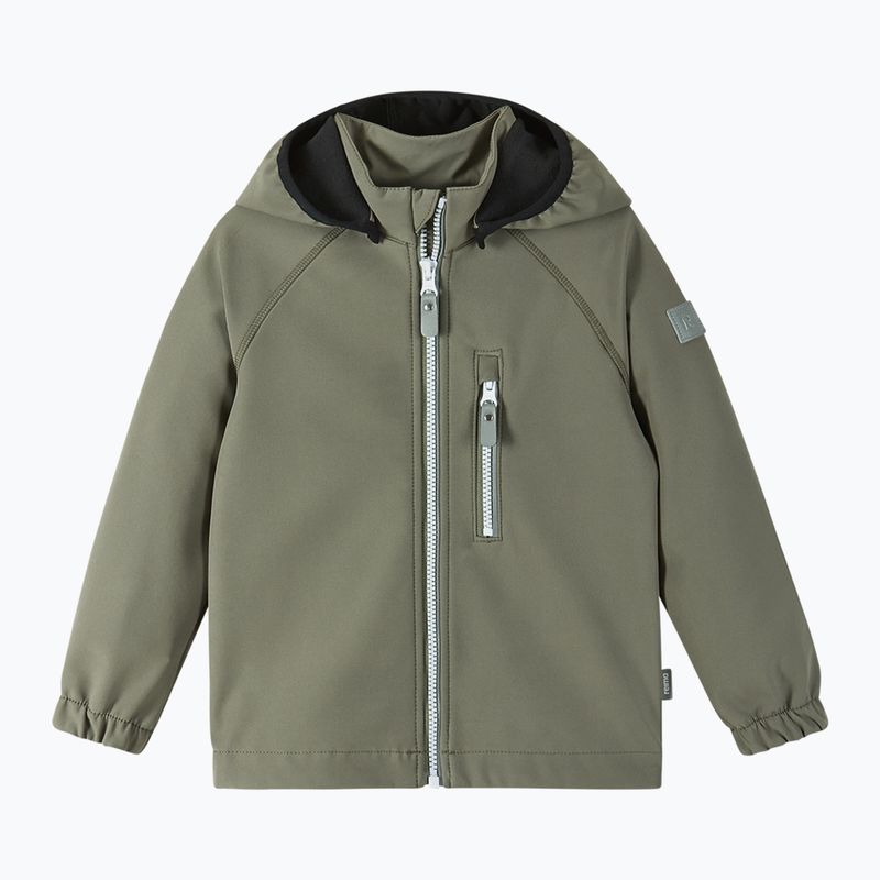 Dětská softshellová bunda  Reima Vantti greyish green