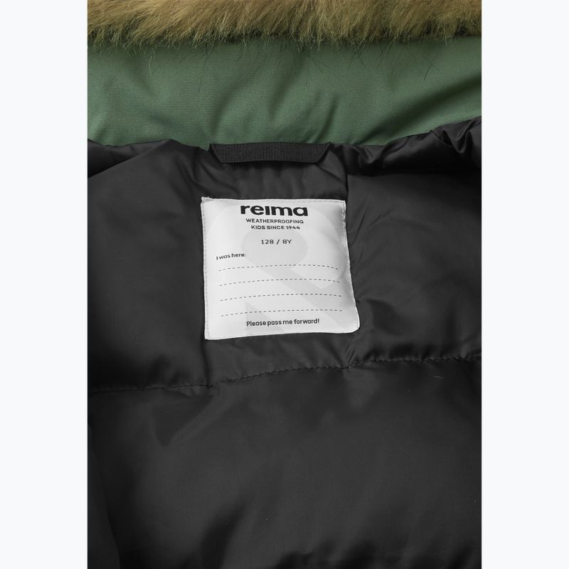 Dětská zimní bunda Reima Serkkula thyme green 6