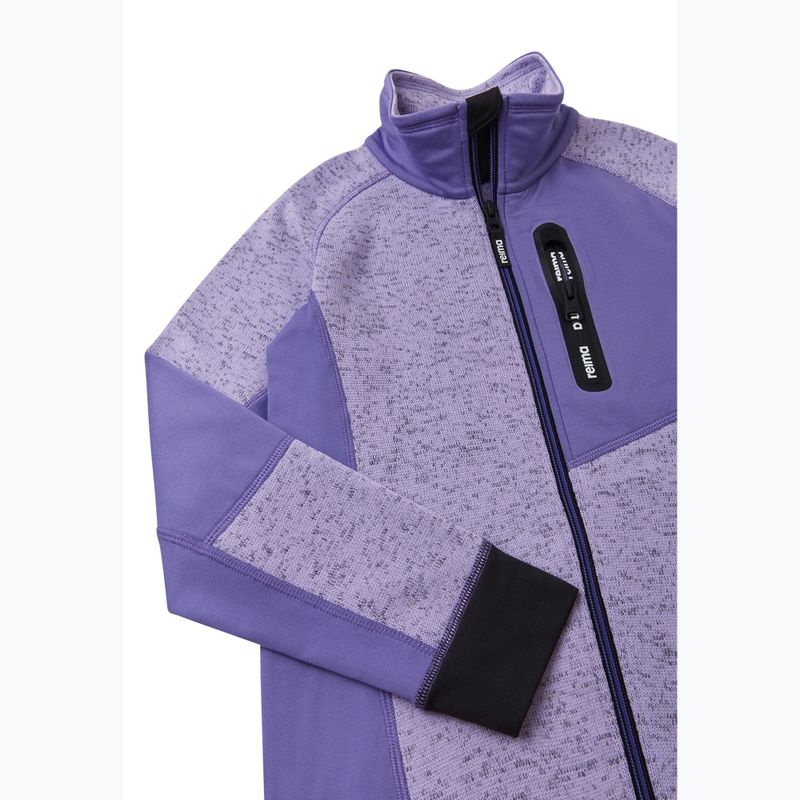 Bluza polarowa dziecięca Reima Laskien mauve blooming lilac 3