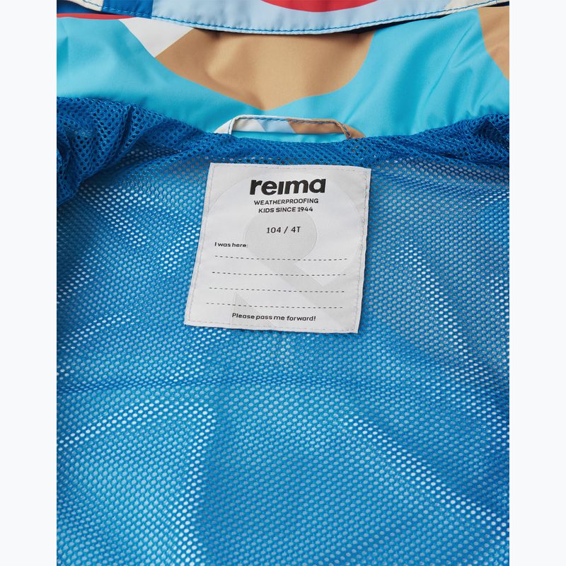 Dětská bunda do deště Reima Tiihala bright blue 5