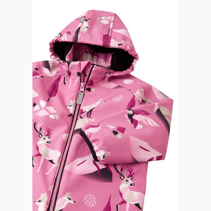 Dětská softshellová kombinéza Reima Mjosa soft coral 4