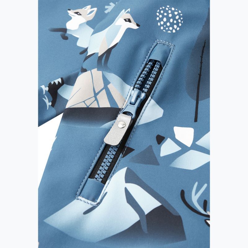 Dětská softshellová kombinéza Reima Mjosa blue ocean 7