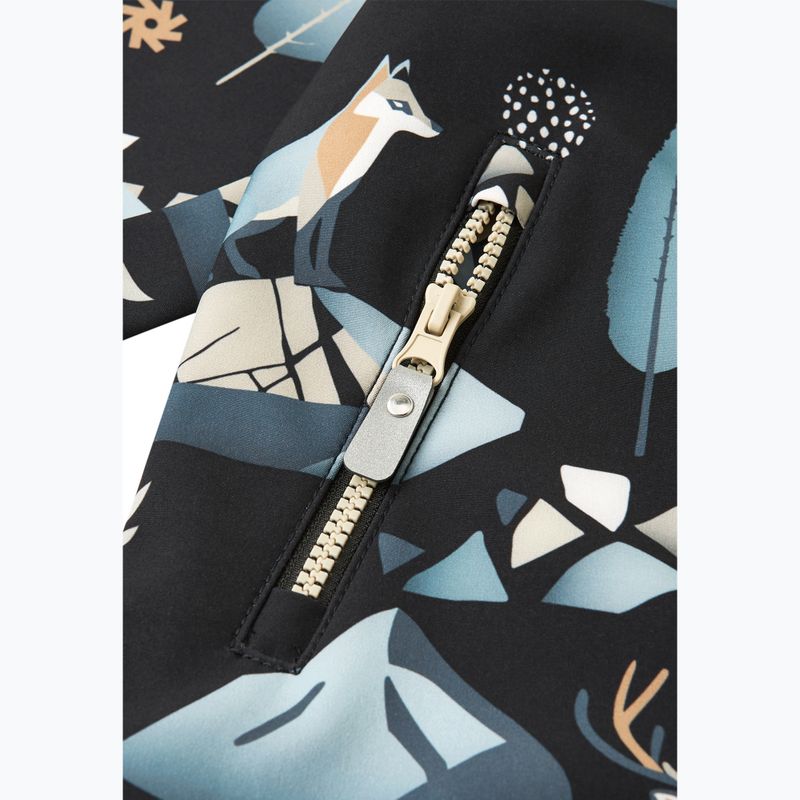 Dětská softshellová kombinéza Reima Mjosa black 6