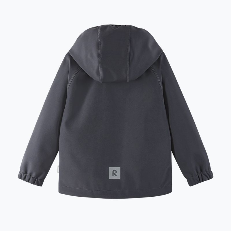 Dětská softshellová bunda Reima Vantti soft black 2