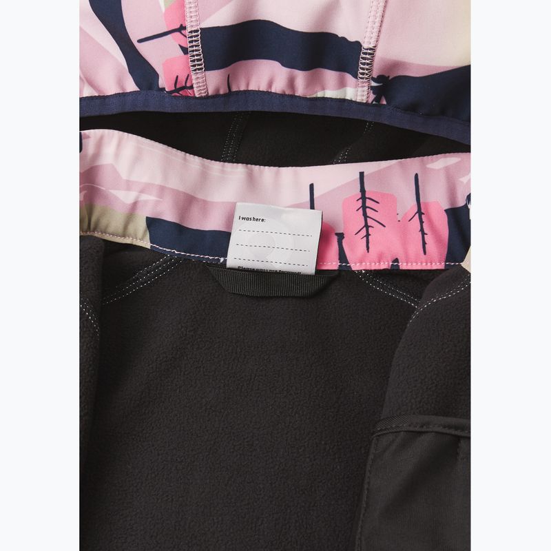 Dětská softshellová bunda Reima Vantti grey pink 6