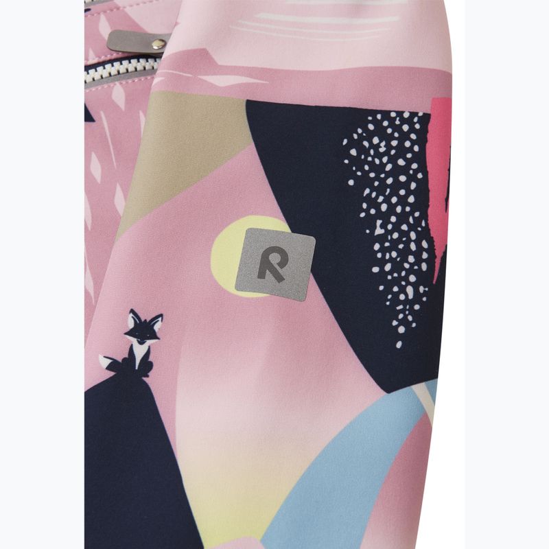 Dětská softshellová bunda Reima Vantti grey pink 7
