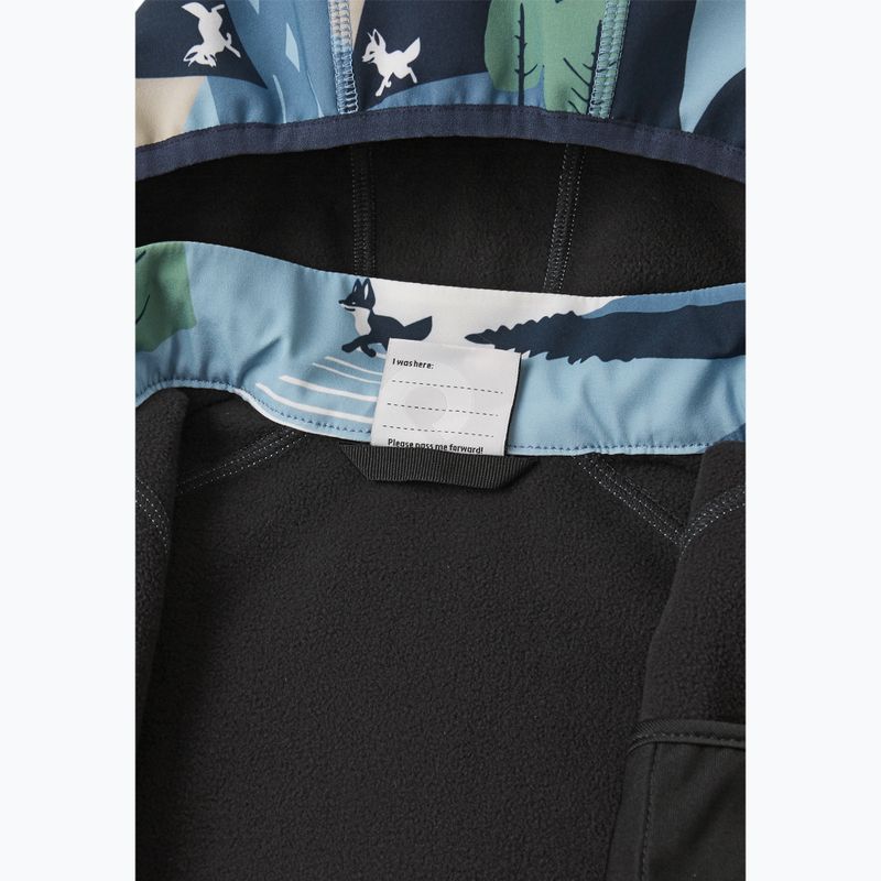 Dětská softshellová bunda Reima Vantti blue ocean 6