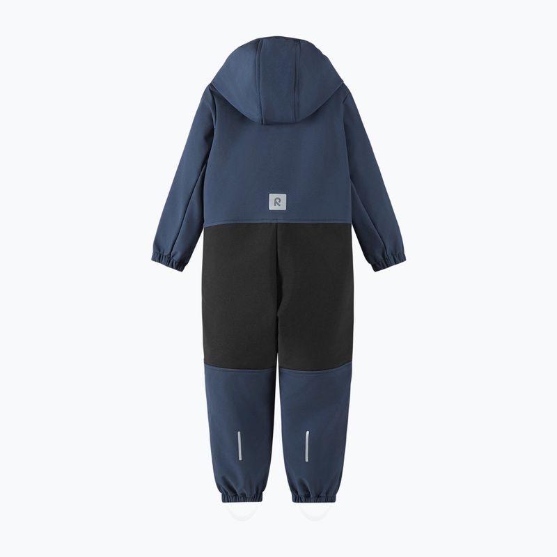 Dětská softshellová kombinéza Reima Nurmes deep navy 2