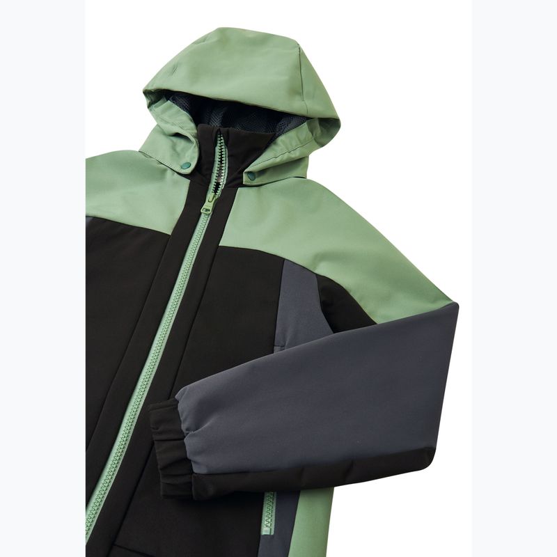 Dětská hybridní bunda Reima Vaeltava green clay 4