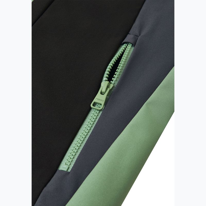 Dětská hybridní bunda Reima Vaeltava green clay 8