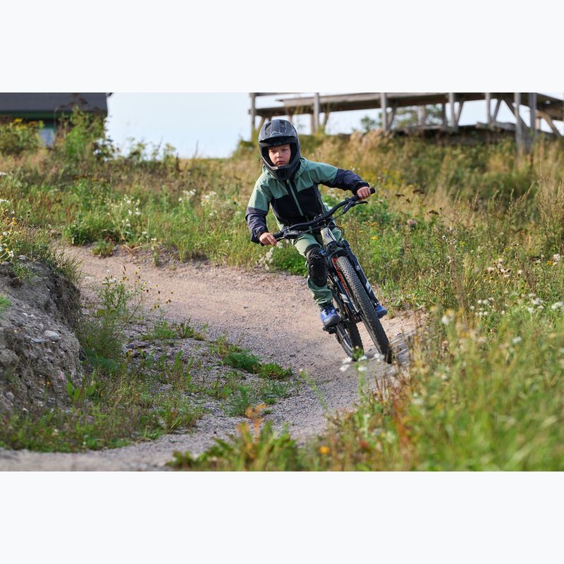 Dětská hybridní bunda Reima Vaeltava green clay 13