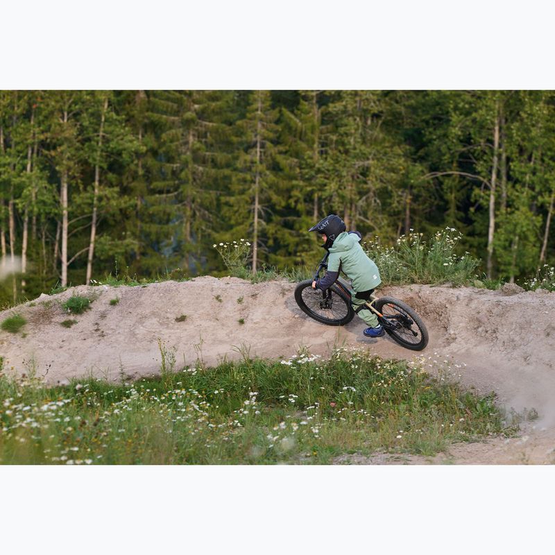 Dětská hybridní bunda Reima Vaeltava green clay 15