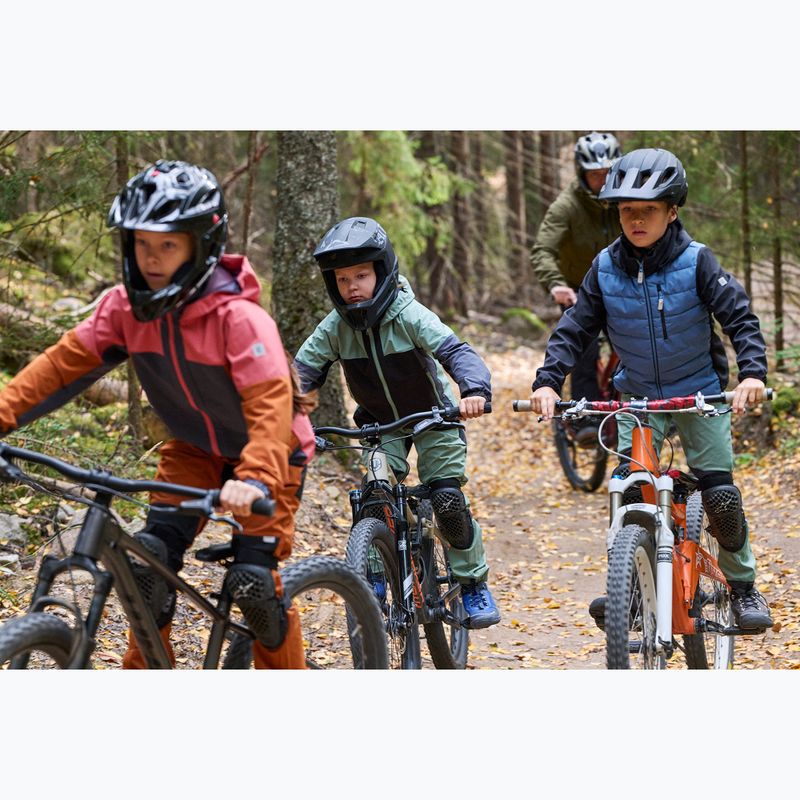 Dětská hybridní bunda Reima Vaeltava green clay 17