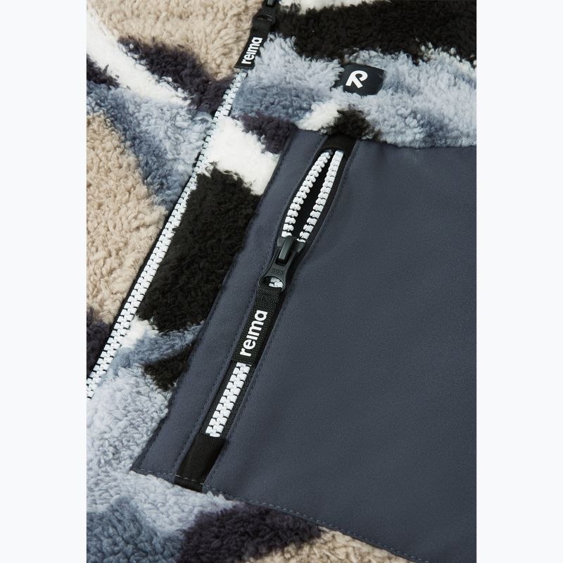 Dětská fleecová mikina Reima Turilas soft black 5