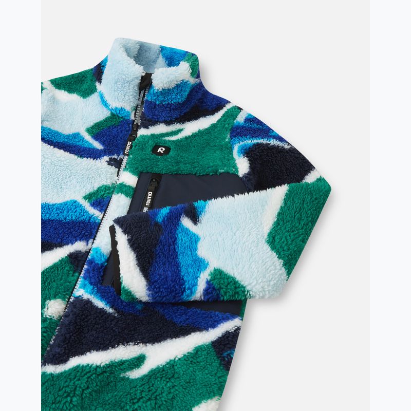 Dětská fleecová mikina Reima Turilas deeper green 3