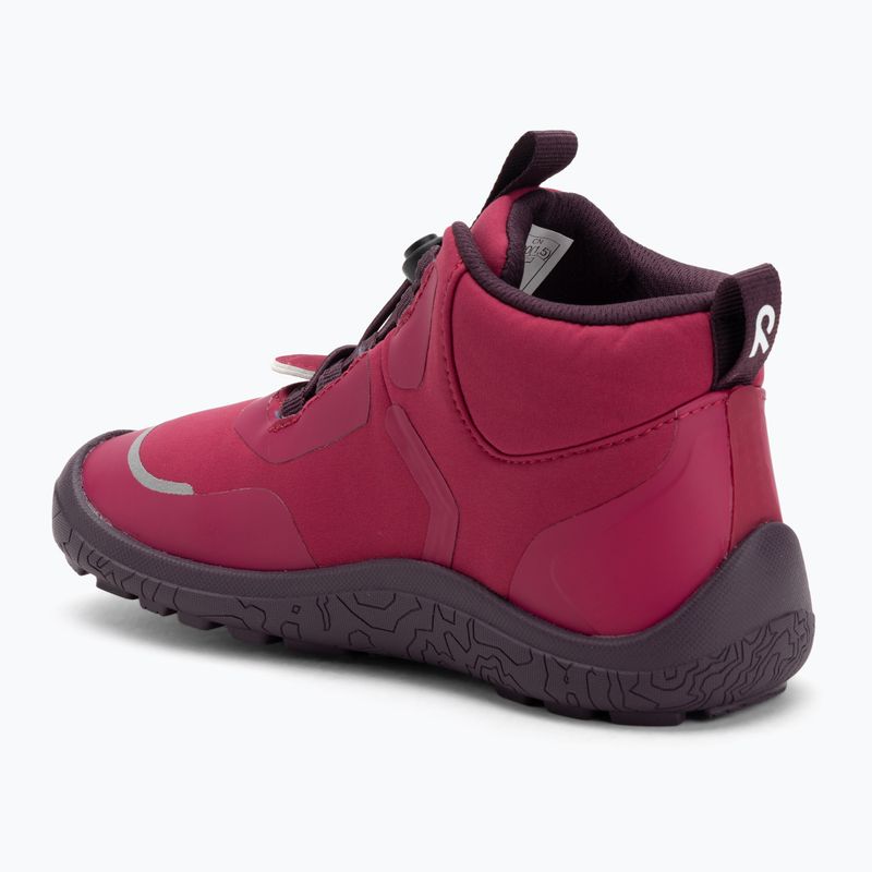 Dětské barefoot boty Reima Loikkii cool burgundy 3