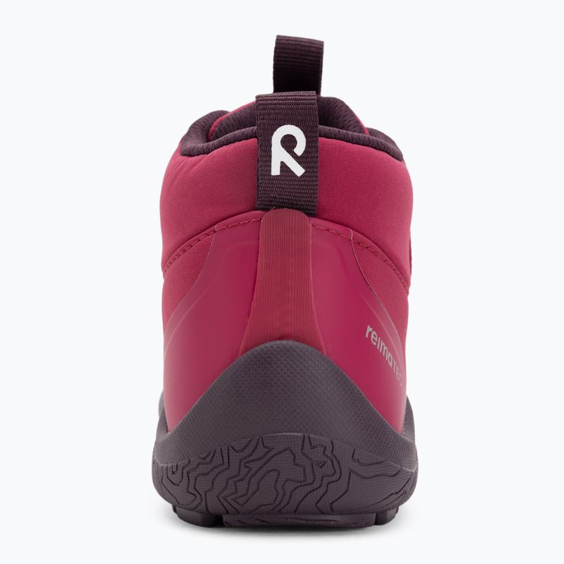 Dětské barefoot boty Reima Loikkii cool burgundy 6