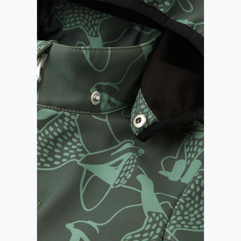 Dětská softshellová kombinéza Reima Nurmes deep thyme green 5