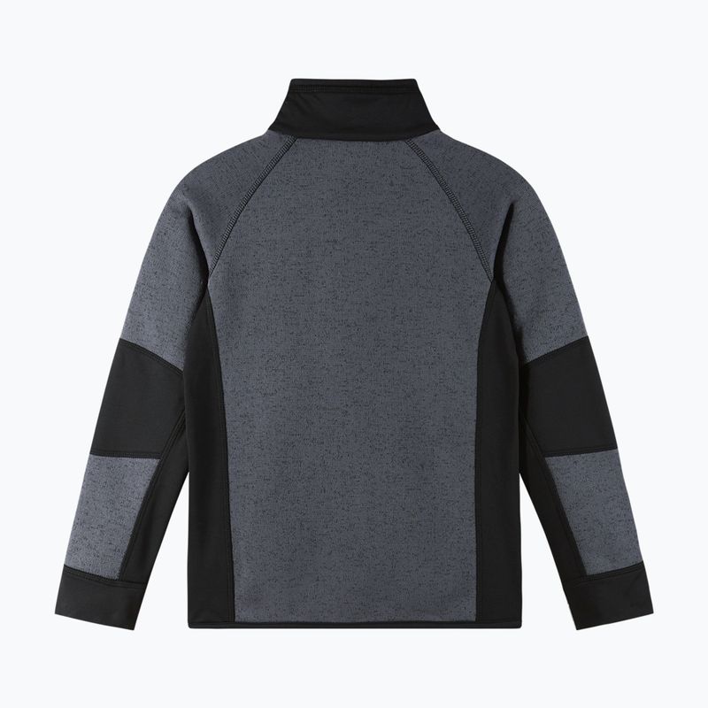 Dětská fleecová mikina Reima Liukuen soft black 2