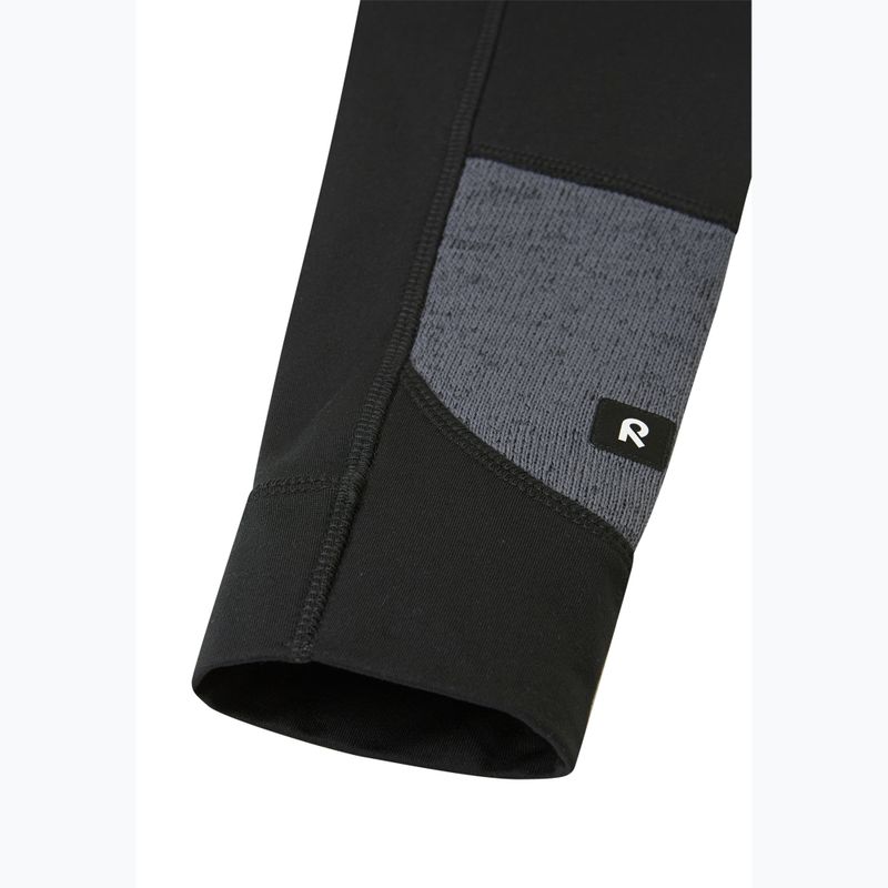 Dětská fleecová mikina Reima Liukuen soft black 4