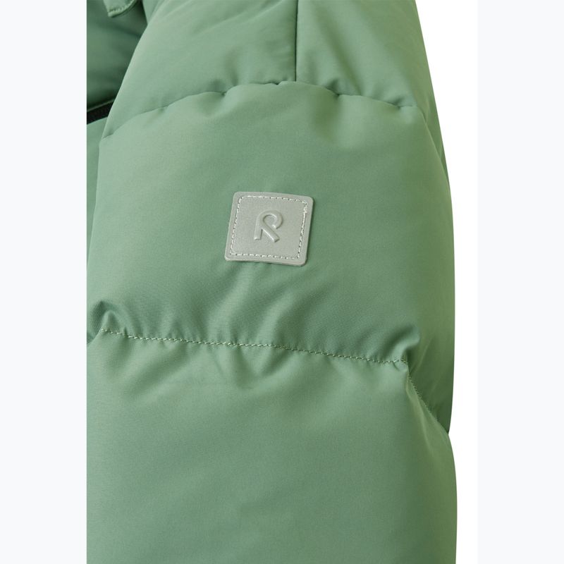 Dětská péřová bunda Reima Paimio green clay 7