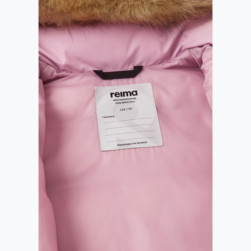 Dětská péřová bunda Reima Luvia grey pink 6