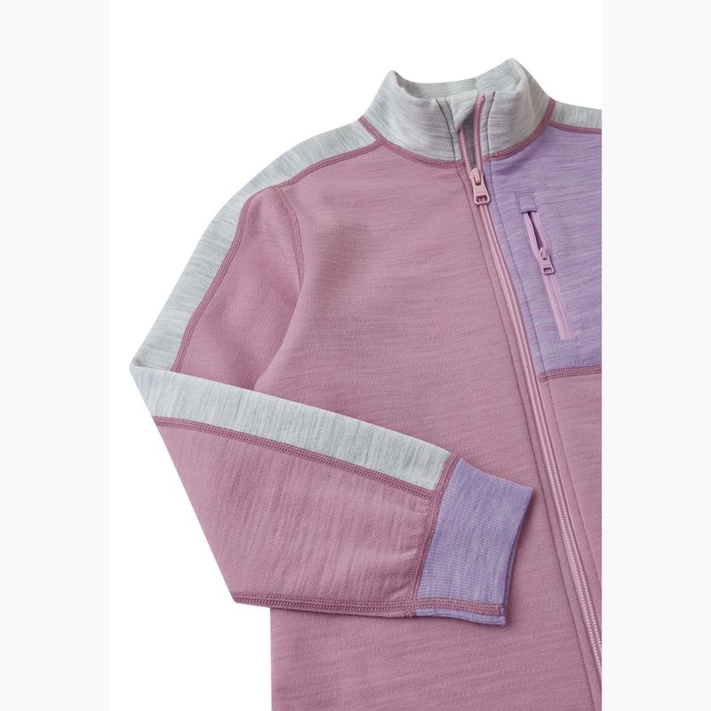 Dětská fleecová mikina Reima Merin grey pink 3