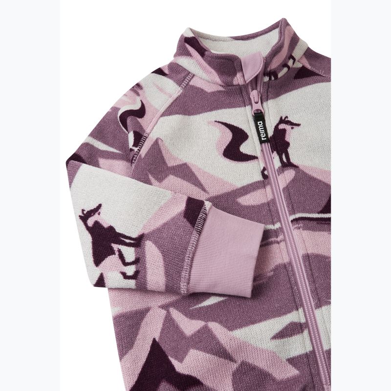 Dětská mikina Reima Ornament deep purple 3