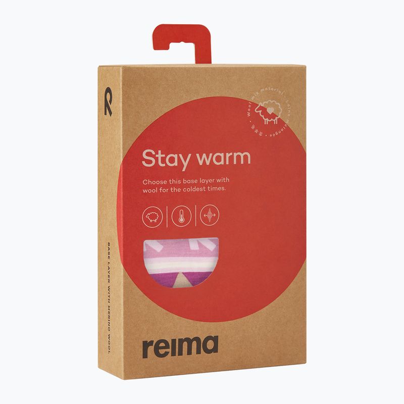 Dětský komplet termo prádla Reima Taitoa grey pink 9