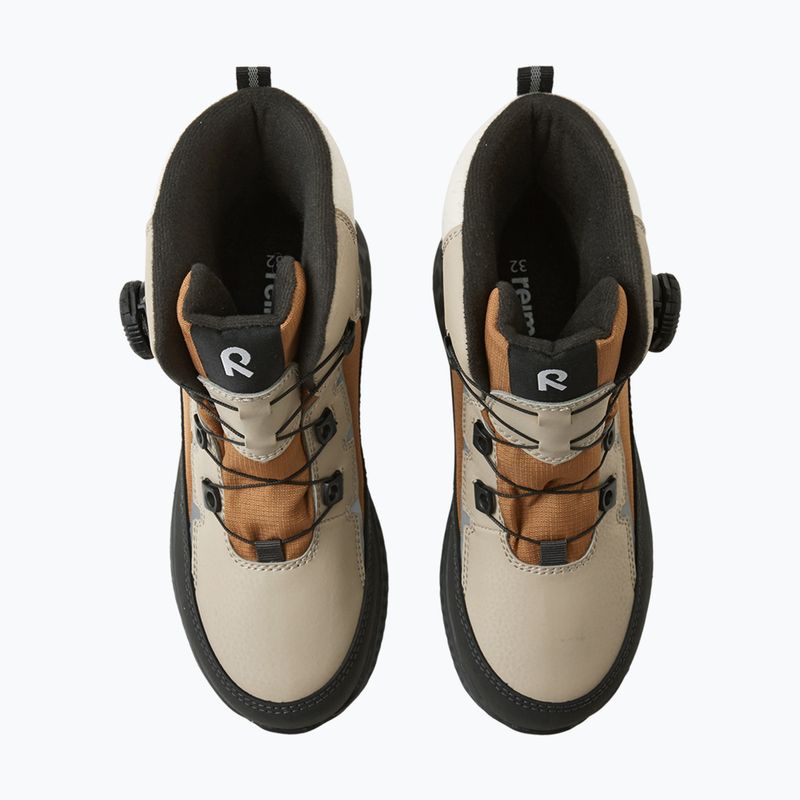 Dětské sněhule Reima Hallava Quicklock earthy beige 6