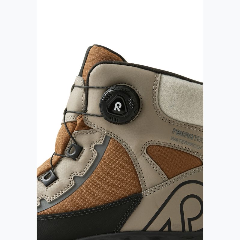 Dětské sněhule Reima Hallava Quicklock earthy beige 7