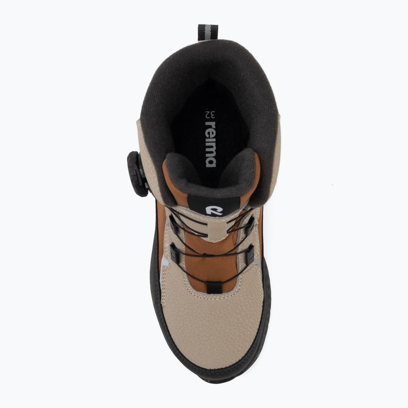 Dětské sněhule Reima Hallava Quicklock earthy beige 5