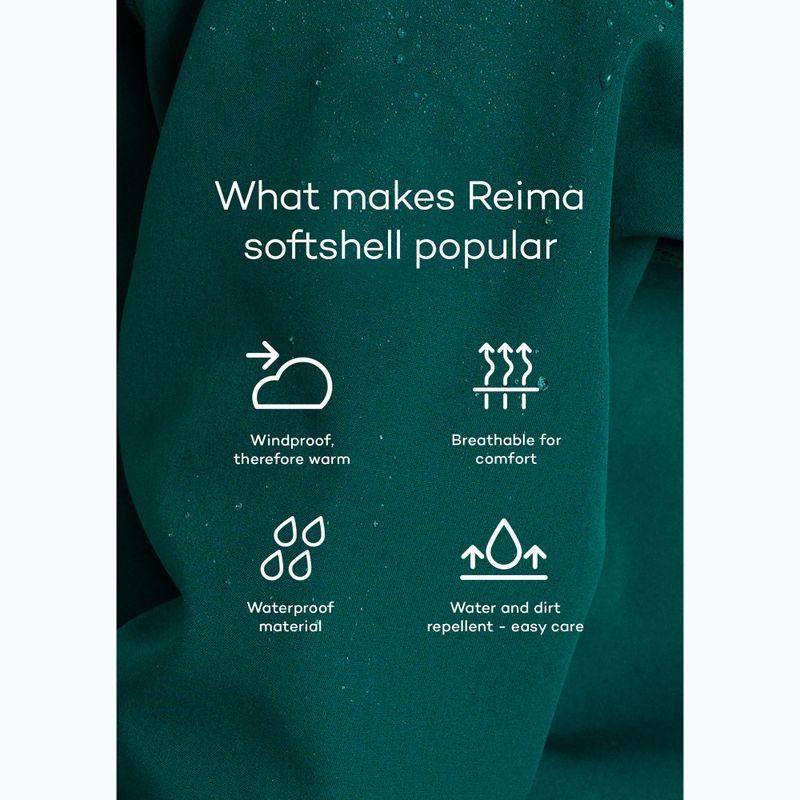 Dětská softshellová kombinéza Reima Mjosa fresh blue 7