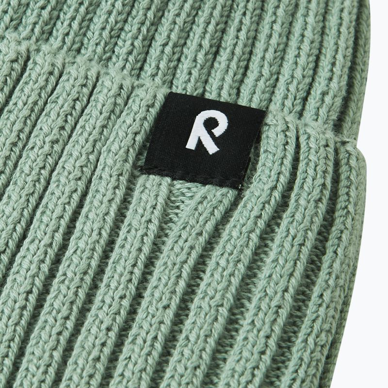 Dětská zimní čepice Reima Hattara stone green 3